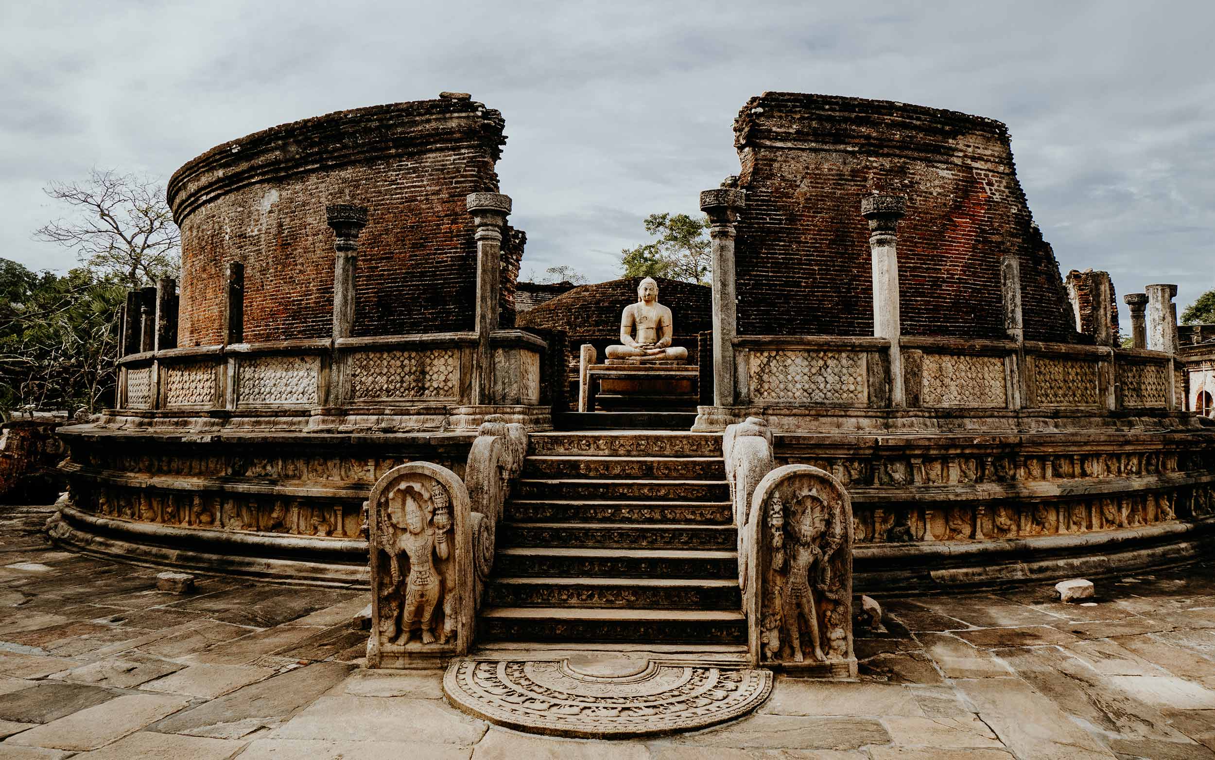 Polonnaruwa ancient city in Sri Lanka