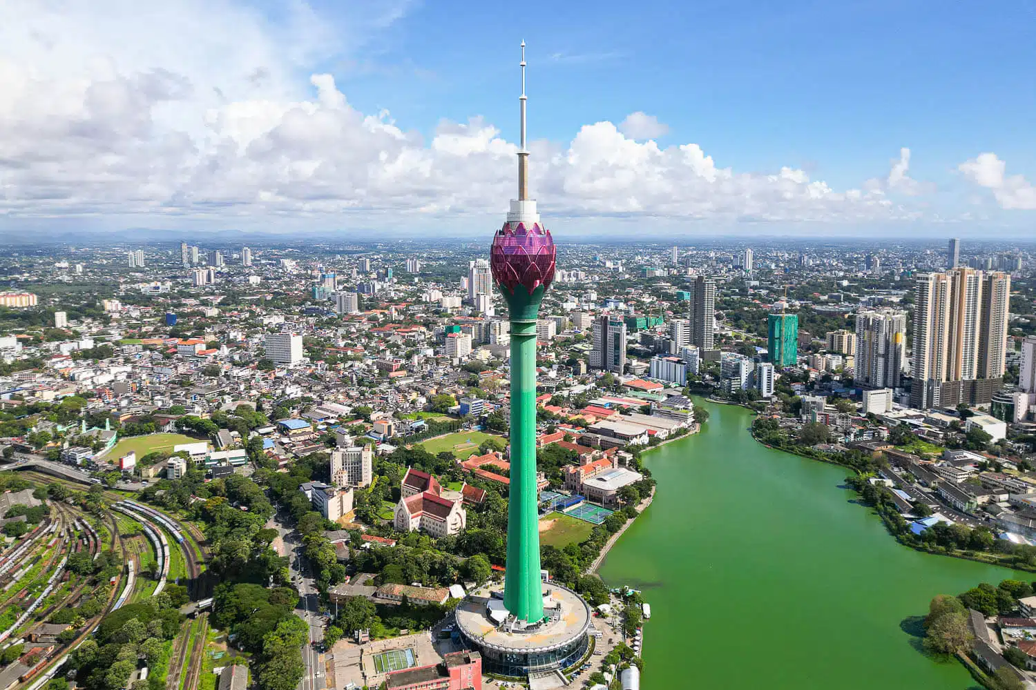 Colombo city in Sri Lanka
